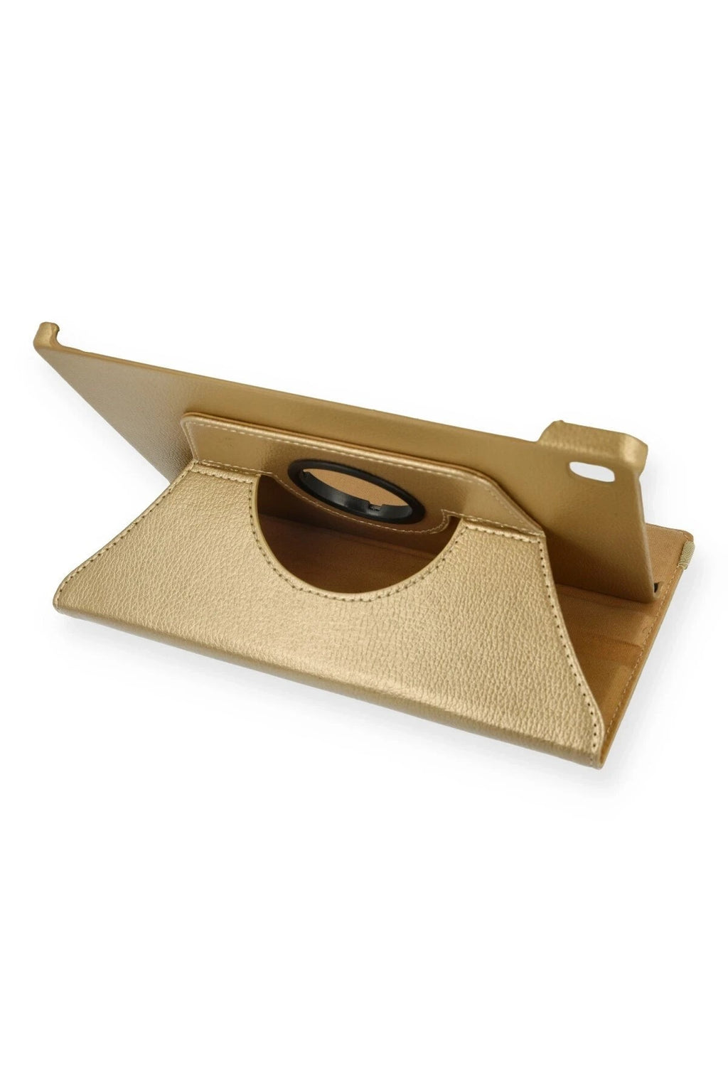 Mey İthalat® Samsung Galaxy T500 Tab A7 10.4 Kılıf 360 Tablet Deri Kılıf - Gold