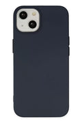 Mey İthalat® iPhone 15 Kılıf Nano içi Kadife Silikon - Lacivert