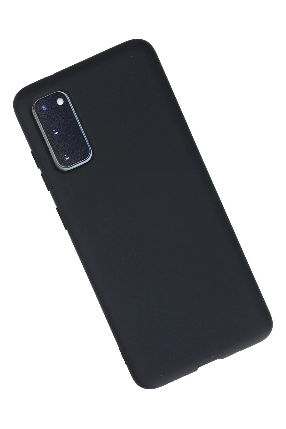 Mey İthalat® Samsung Galaxy S20 Kılıf Nano içi Kadife Silikon - Lacivert