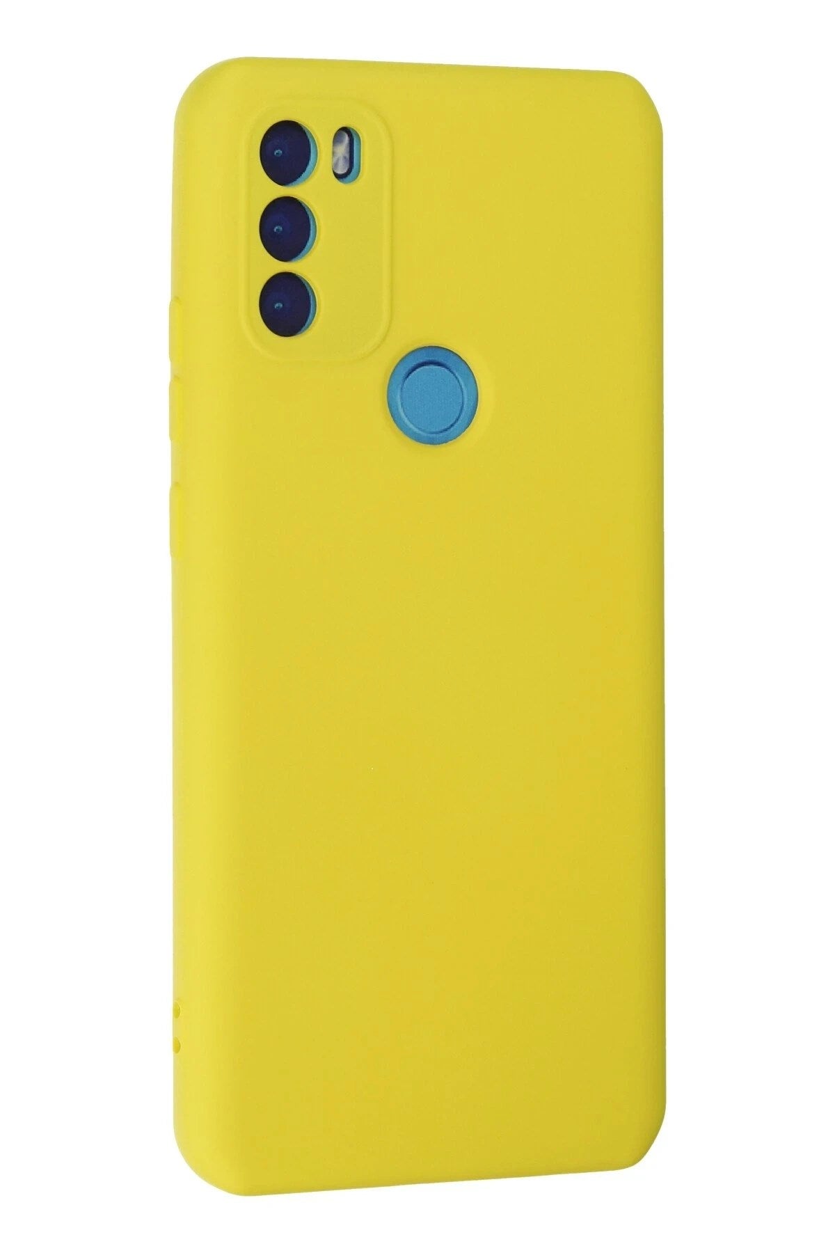 Mey İthalat® General Mobile GM 21 Plus Kılıf Nano içi Kadife Silikon - Sarı