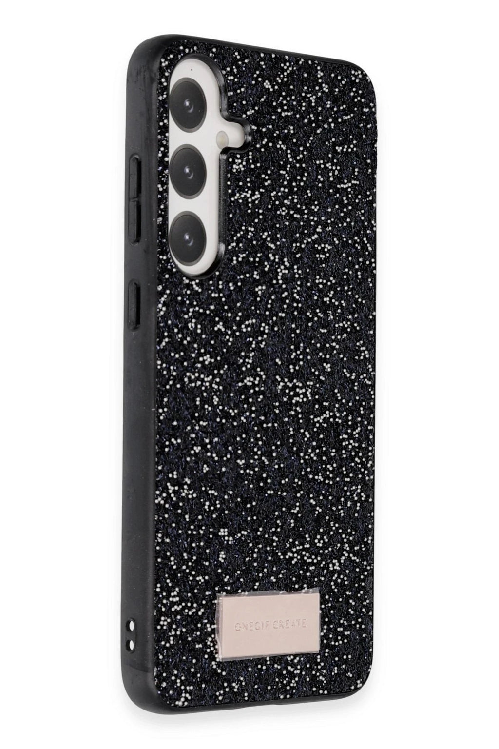 Mey İthalat® Samsung Galaxy A05S Bright Simli Kapak - Siyah