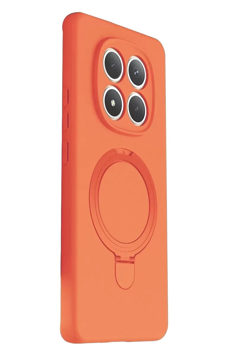 Mey İthalat® Redmi Note 15 Pro 5G Regal Magsafe Standlı Kapak - Turuncu