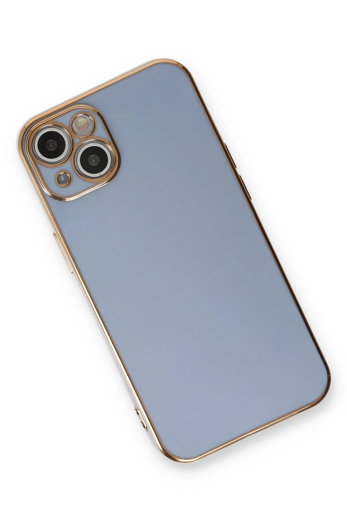 Mey İthalat® iPhone 13 Kılıf Volet Silikon - Mavi