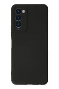 Mey İthalat® Tecno Camon 18 Kılıf Nano içi Kadife Silikon - Siyah