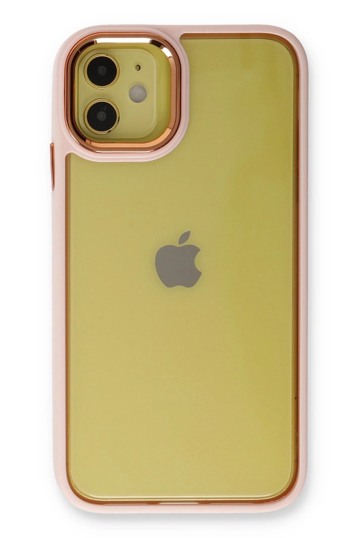 Mey İthalat® iPhone 12 Kılıf Dora Kapak - Pudra