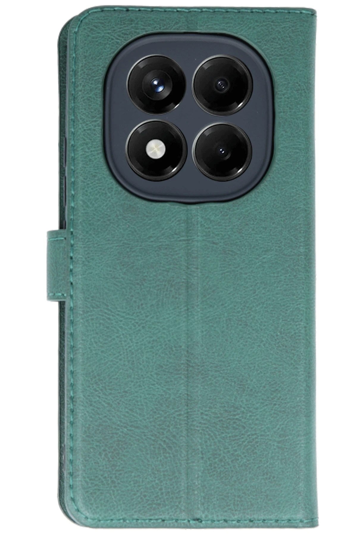 Mey İthalat® Redmi Note 14 Pro 5G Kılıf Trend S Plus Kapaklı Kılıf - Yeşil