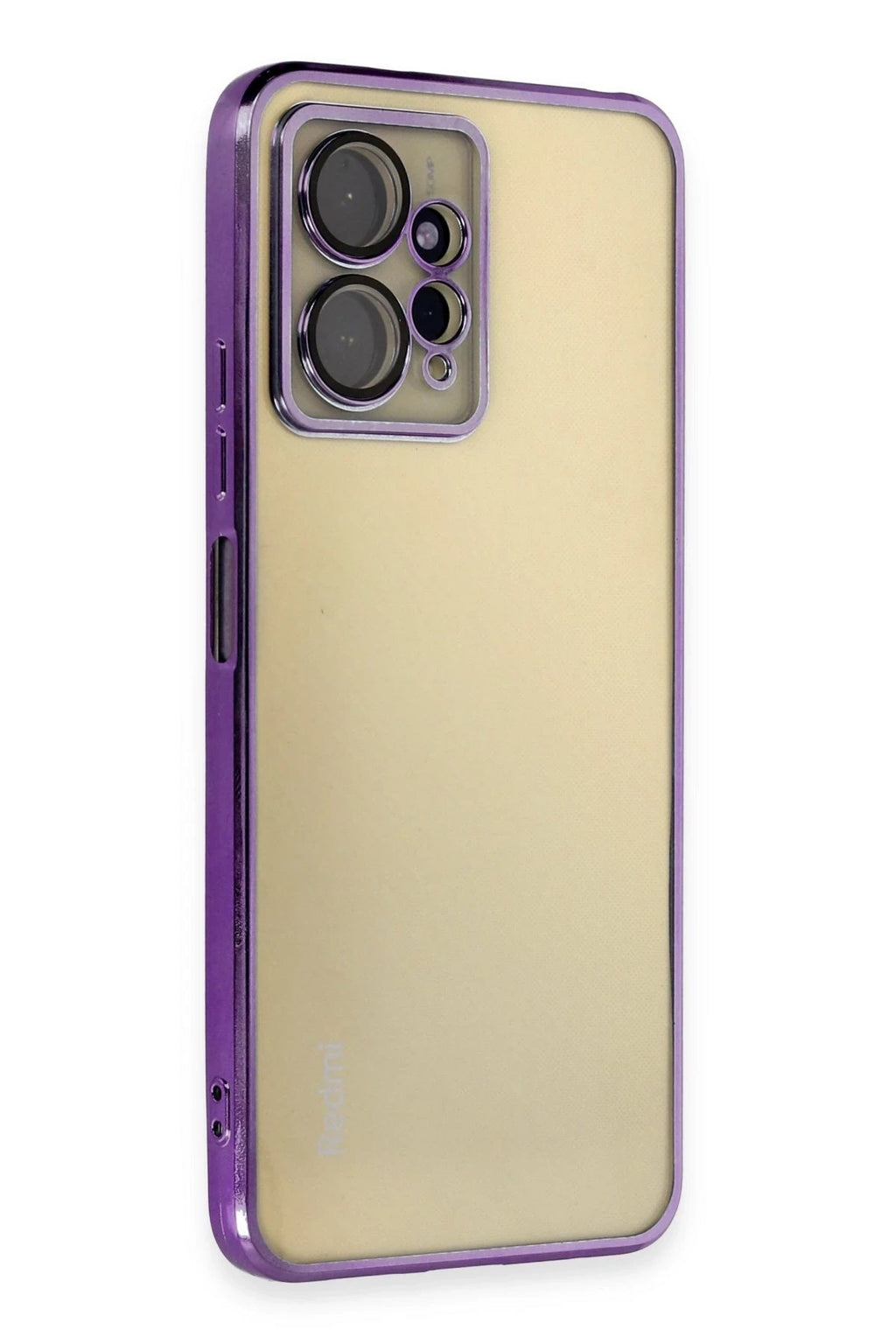Mey İthalat® Redmi Note 12 4G Kılıf Lensli Silikon - Mor
