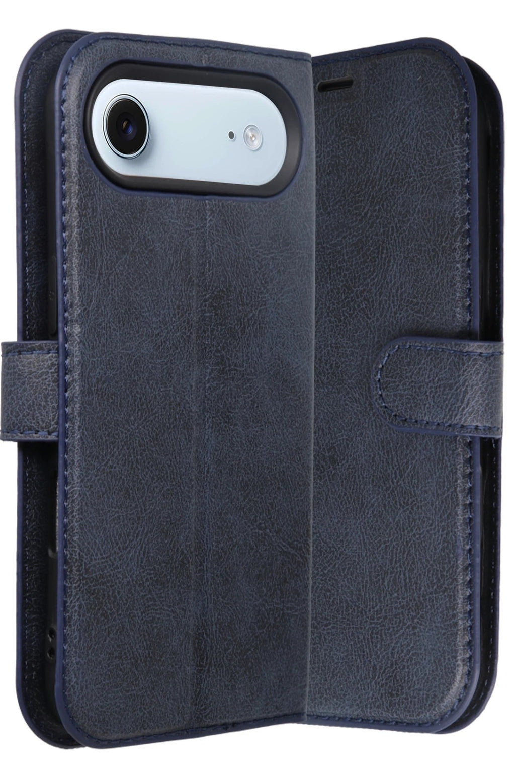 Mey İthalat® iPhone 17 Air Trend S Plus Kapaklı Kılıf - Lacivert