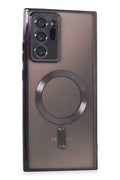 Mey İthalat® Samsung Galaxy Note 20 Ultra Kılıf Kross Magneticsafe Kapak - Mor
