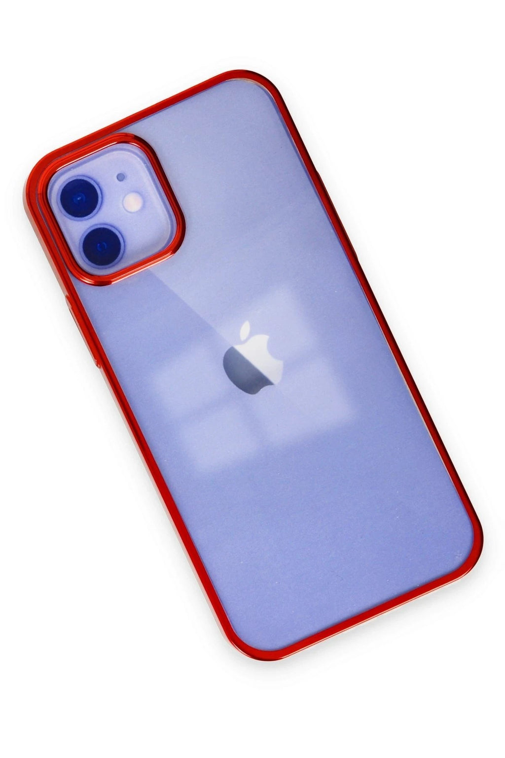 Mey İthalat® iPhone 12 Kılıf Element Silikon - Kırmızı