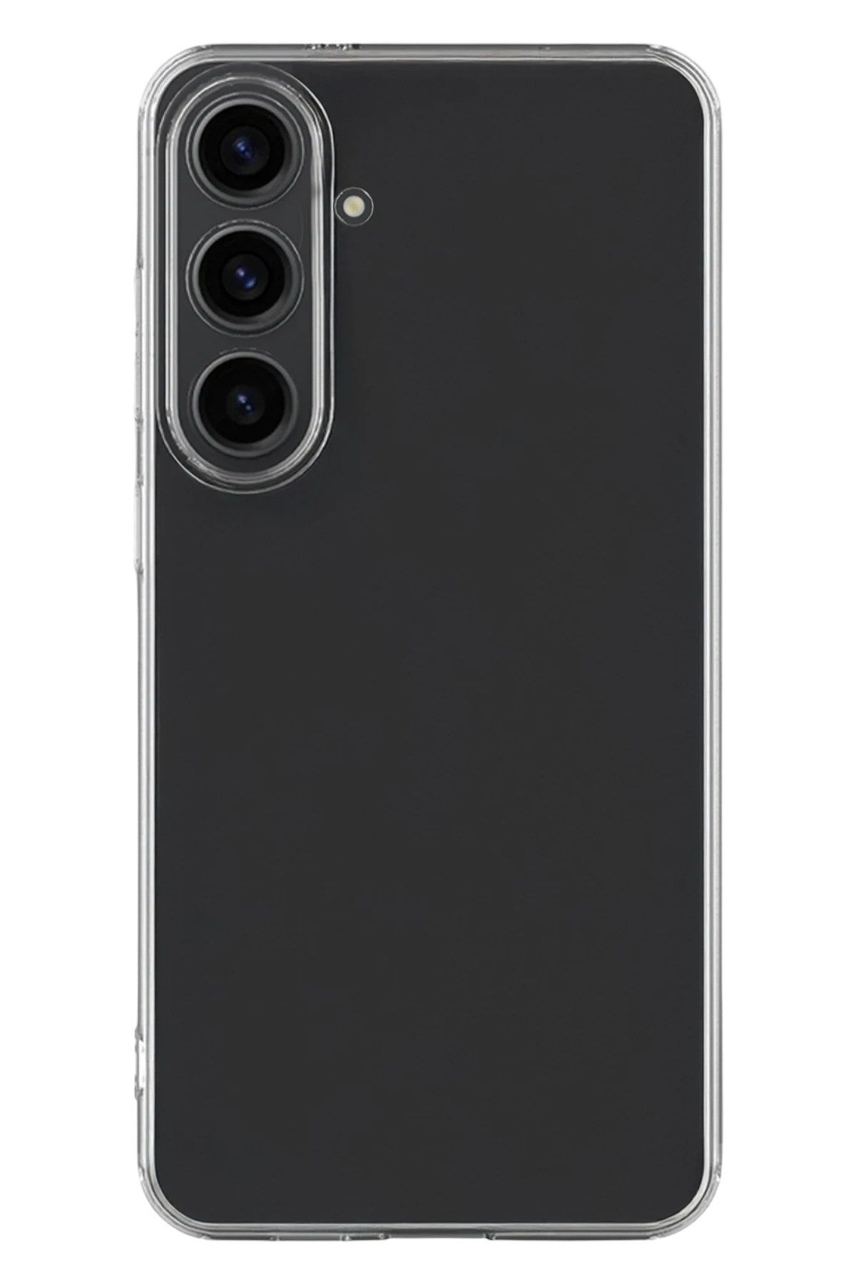 Mey İthalat® Samsung Galaxy S25 FE Kılıf Lüx Şeffaf Silikon