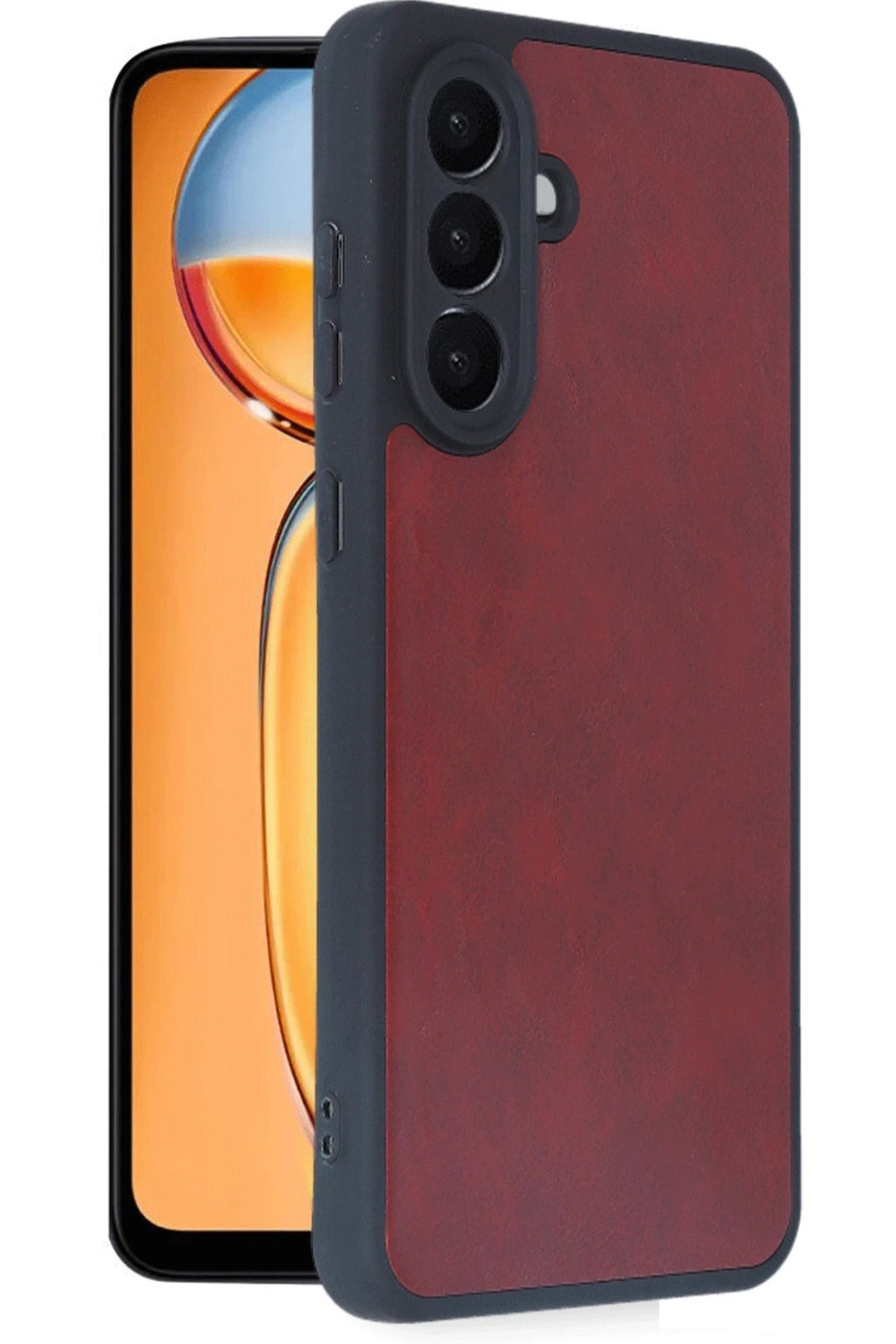 Mey İthalat® Samsung Galaxy A36 Kılıf Aras Deri Kapak - Bordo