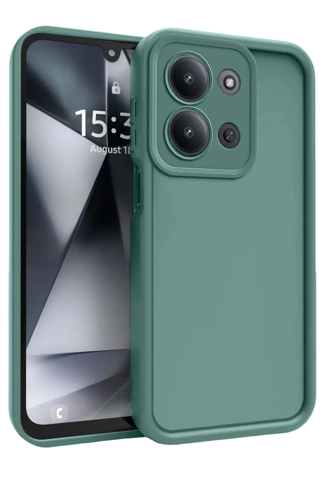 Mey İthalat® Redmi 15C 4G Viera Silikon - Koyu Yeşil