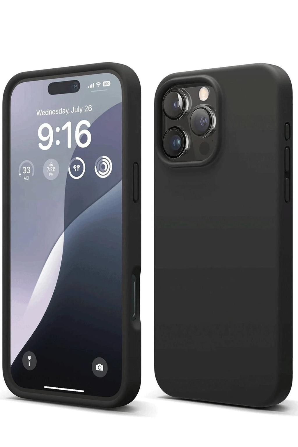 Mey İthalat® iPhone 16 Pro Kılıf First Silikon - Siyah