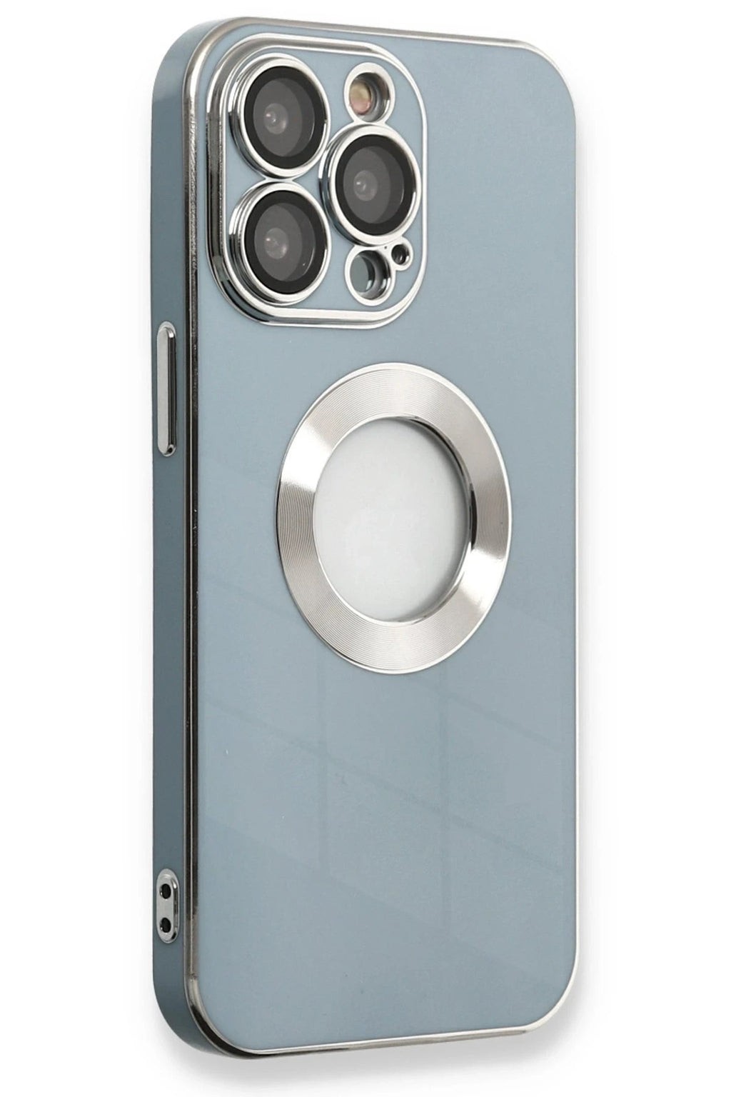 Mey İthalat® iPhone 13 Pro Max Kılıf Store Silikon - Sierra Blue