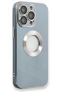 Mey İthalat® iPhone 13 Pro Max Kılıf Store Silikon - Sierra Blue
