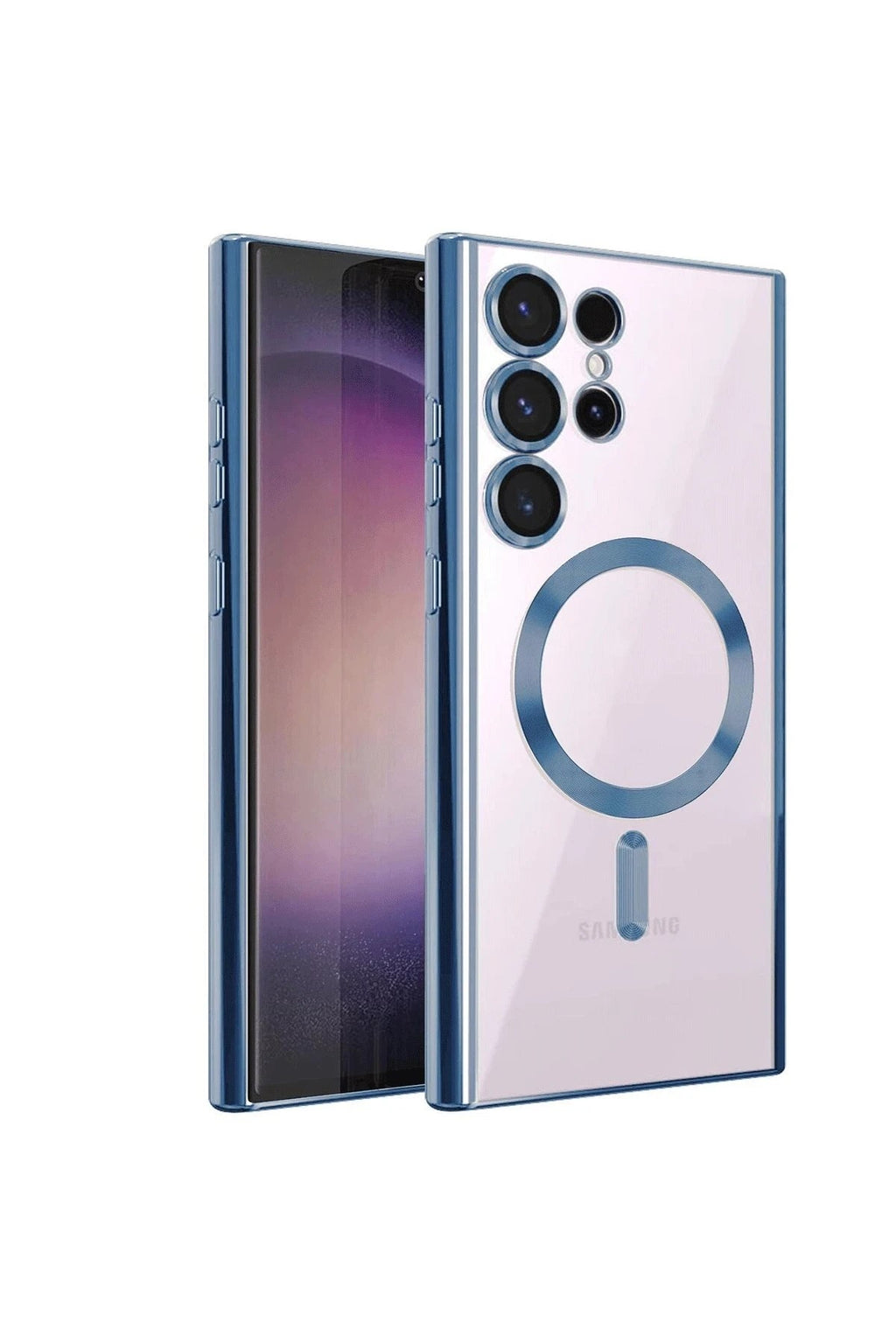 Mey İthalat® Samsung Galaxy S23 Ultra Kılıf Kross Magneticsafe Kapak - Sierra Blue