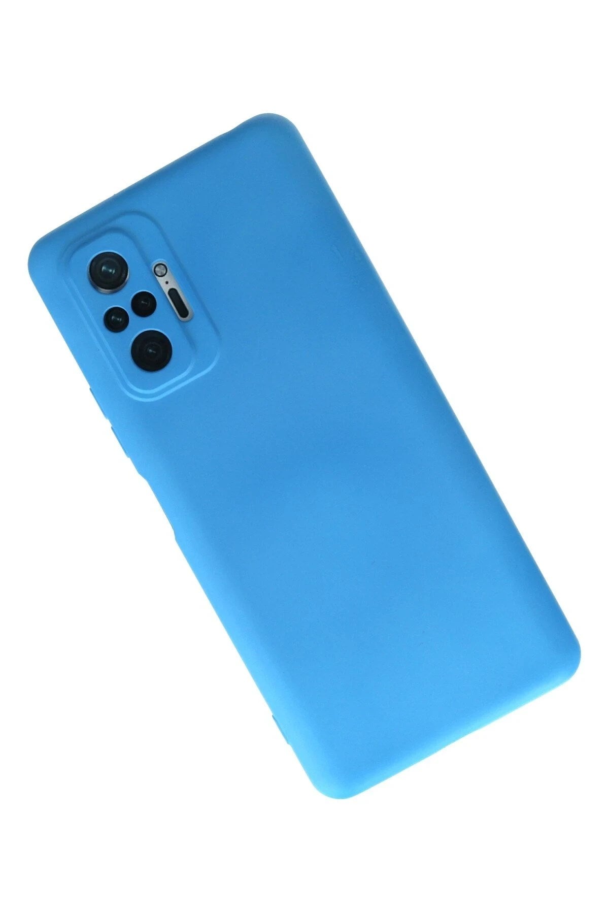 Mey İthalat® Redmi Note 10 Pro Kılıf Nano içi Kadife Silikon - Mavi