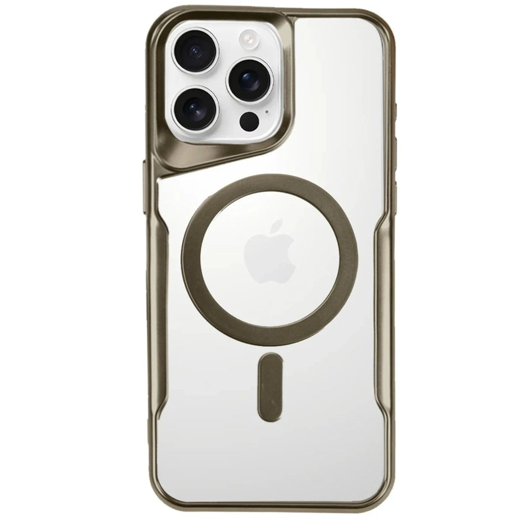 Mey İthalat® iPhone 16 Pro Kılıf Boyi Magsafe Silikon Kapak - Desert