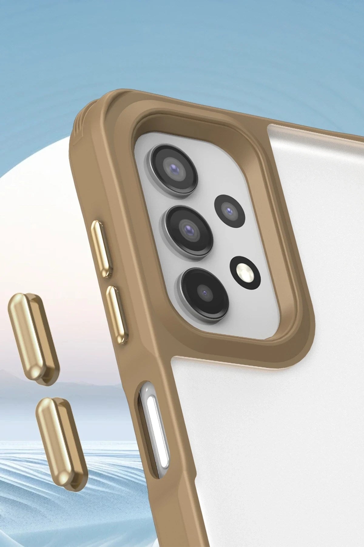 Mey İthalat® Samsung Galaxy A52 Kılıf Penta Silikon Kılıf - Lacivert