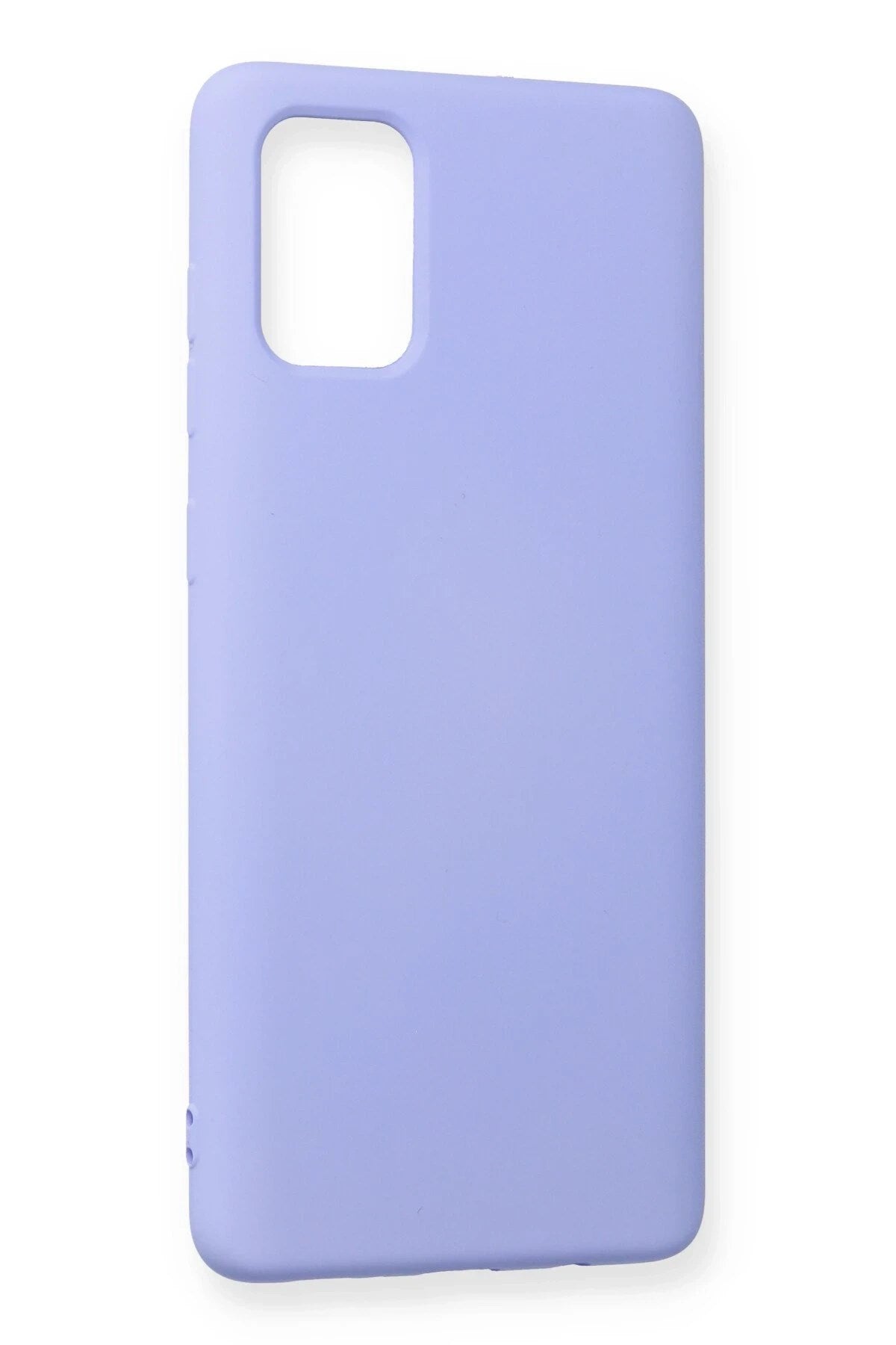 Mey İthalat® Samsung Galaxy A71 Kılıf Nano içi Kadife Silikon - Lila