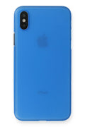 Mey İthalat® iPhone XS Max Kılıf PP Ultra İnce Kapak - Mavi