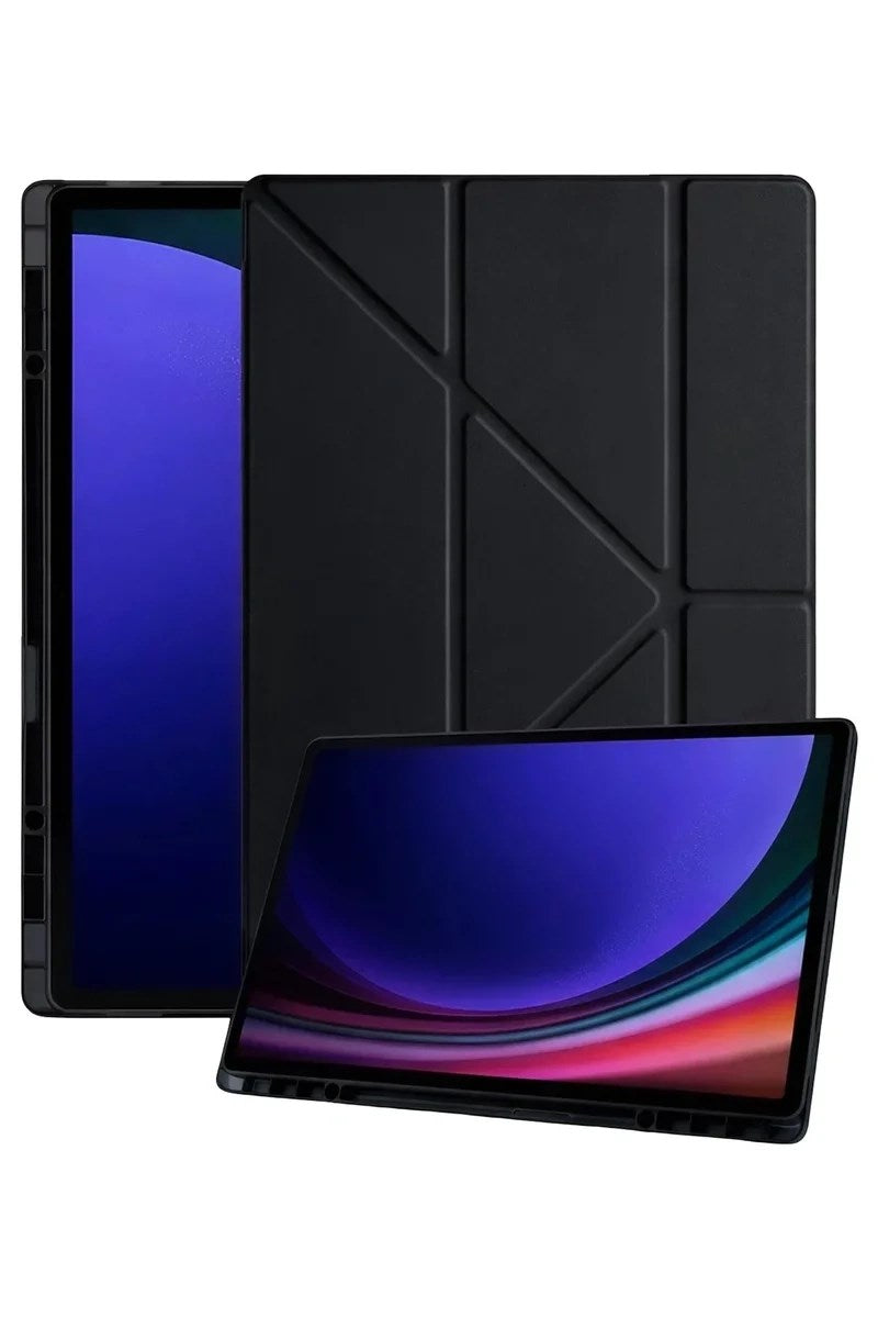 Mey İthalat® Samsung Galaxy Tab A11 Plus Kalemlikli Mars Tablet Kılıfı - Siyah