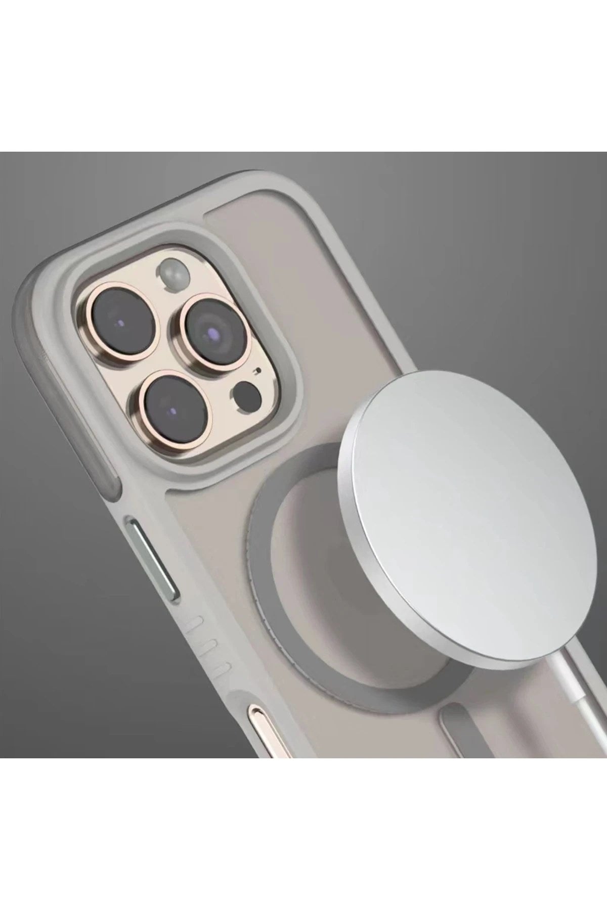 Mey İthalat® iPhone 16 Pro Max Orbit Magsafe Kapak - Rose Gold