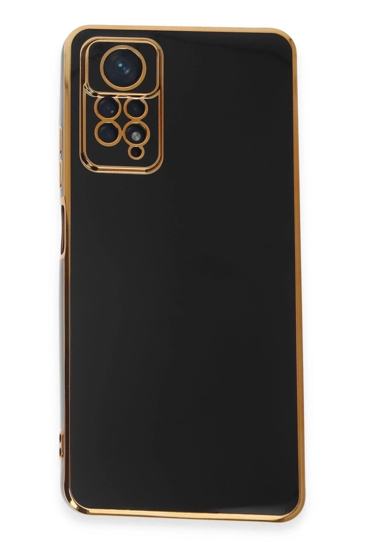 Mey İthalat® Redmi Note 12 Pro 4G Kılıf Volet Silikon - Siyah