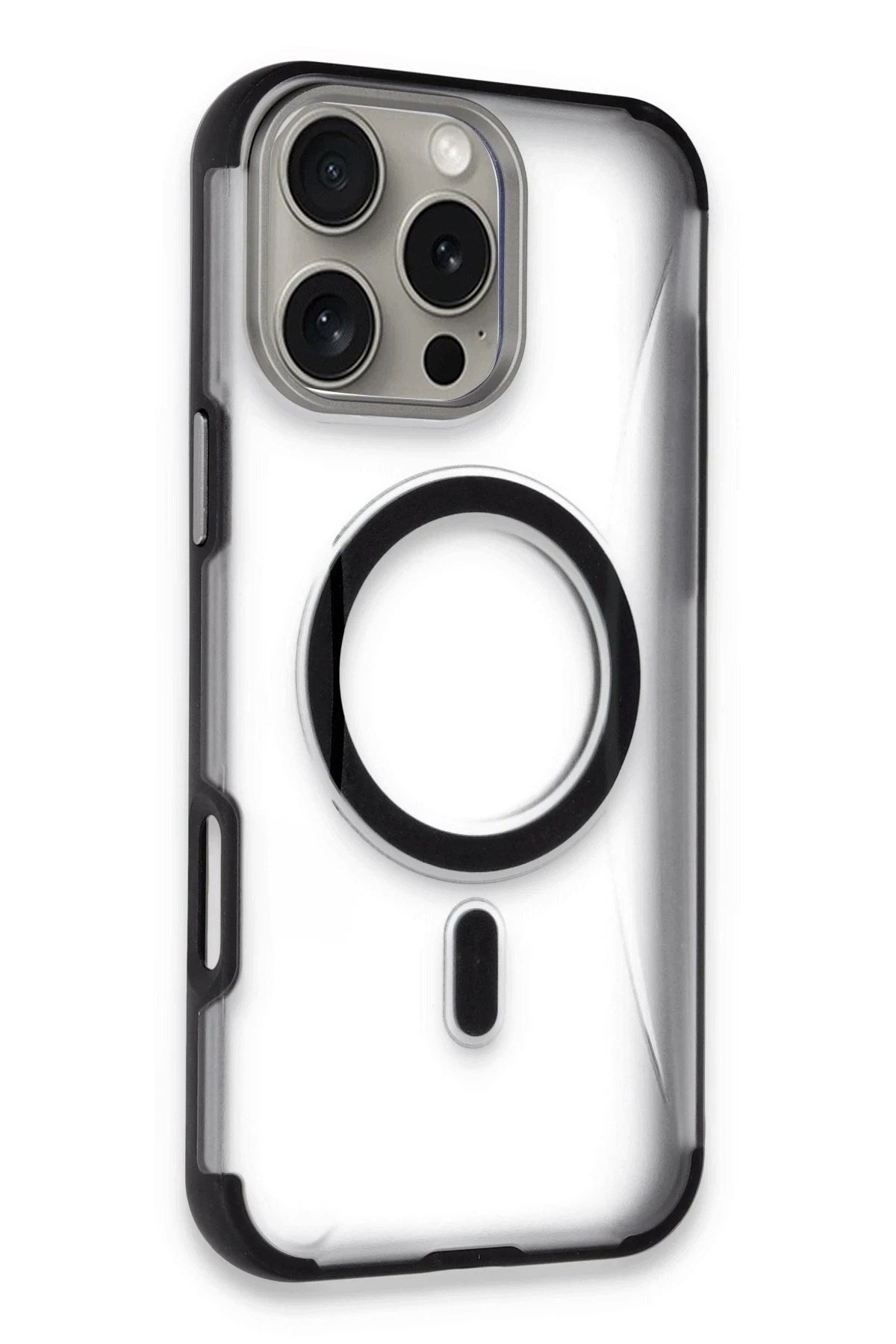 Mey İthalat® iPhone 16 Pro Hilton Magsafe Kapak - Siyah