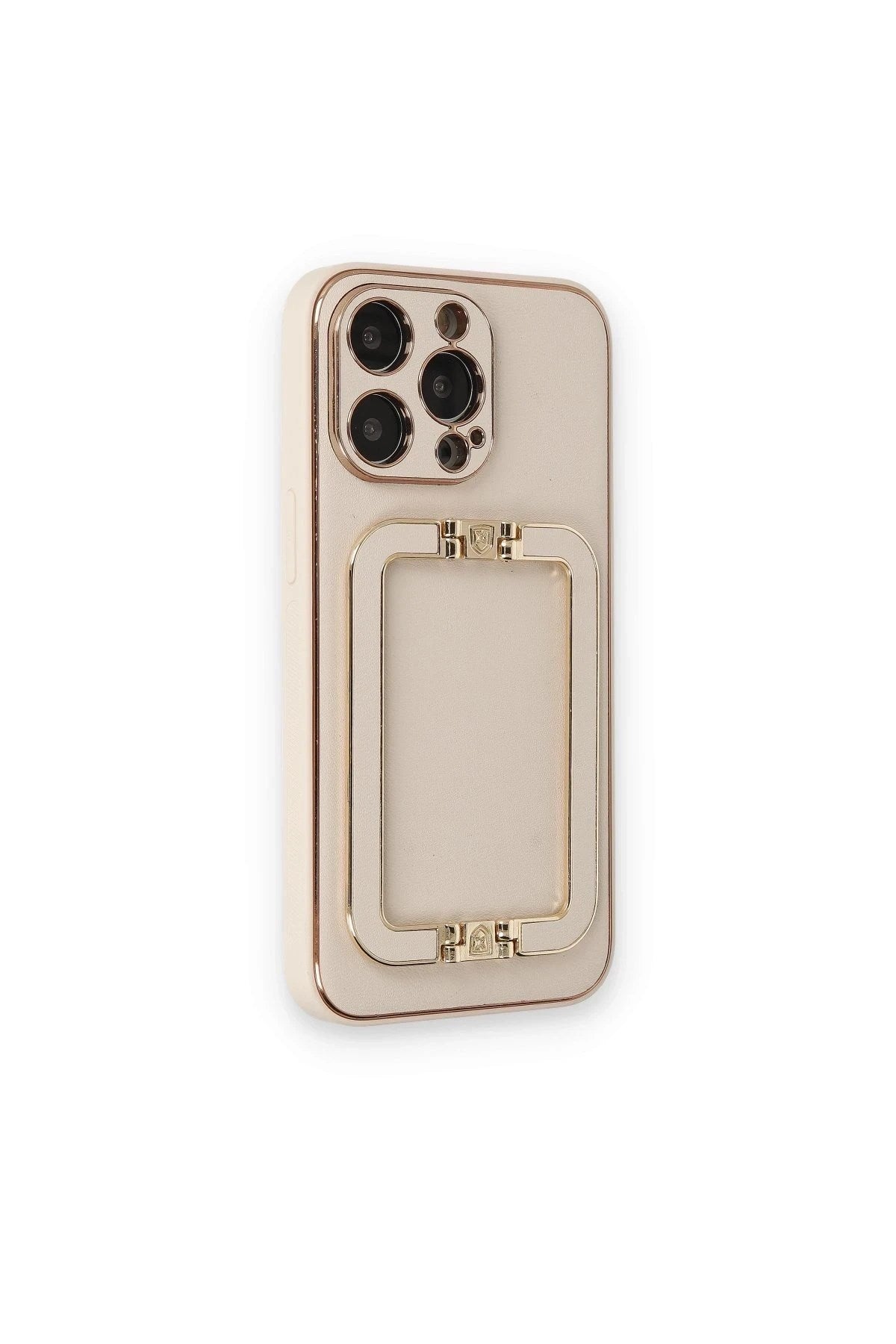 Mey İthalat® iPhone 14 Pro Max Kılıf Coco Elit Kapak - Gold