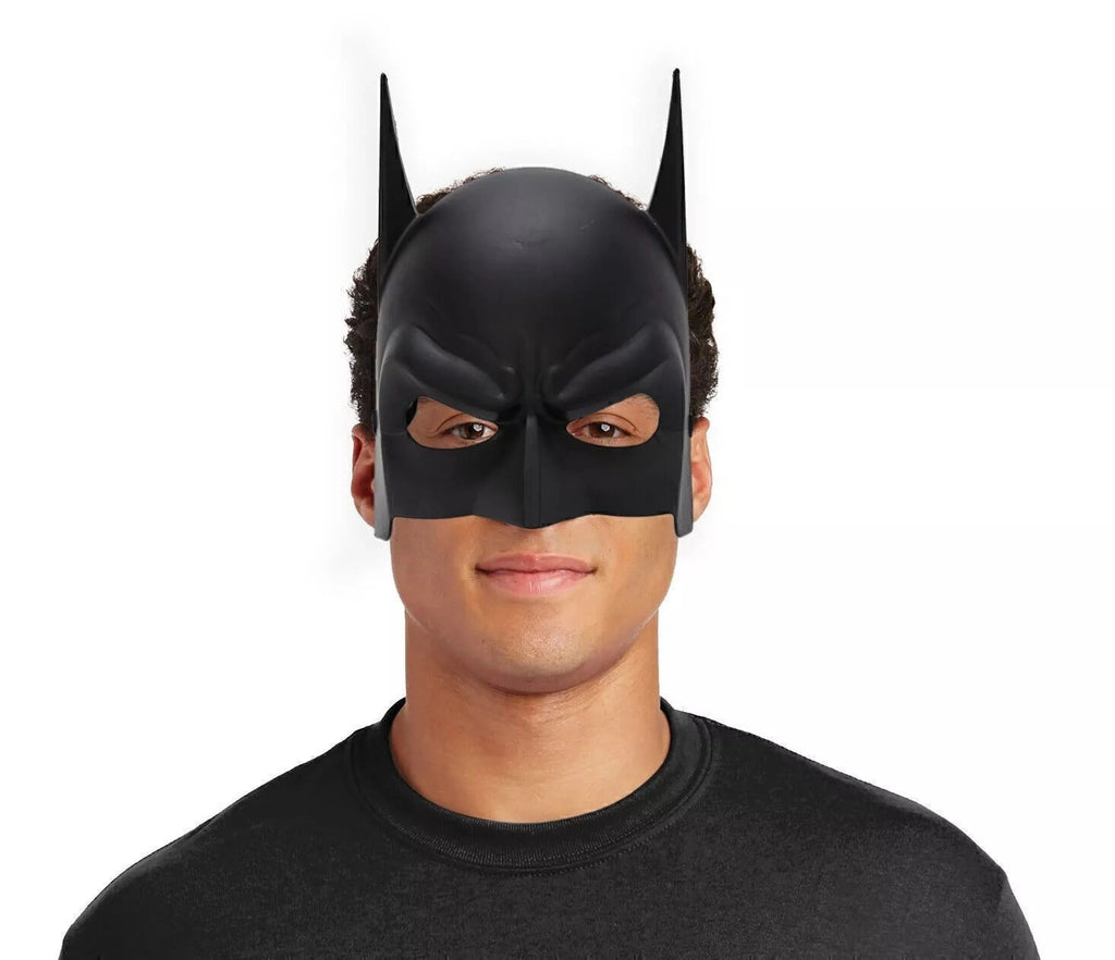 Mey İthalat® Siyah Renk Çocuk Boy Arkadan Lastikli Batman Maskesi A Kalite 20x14 cm