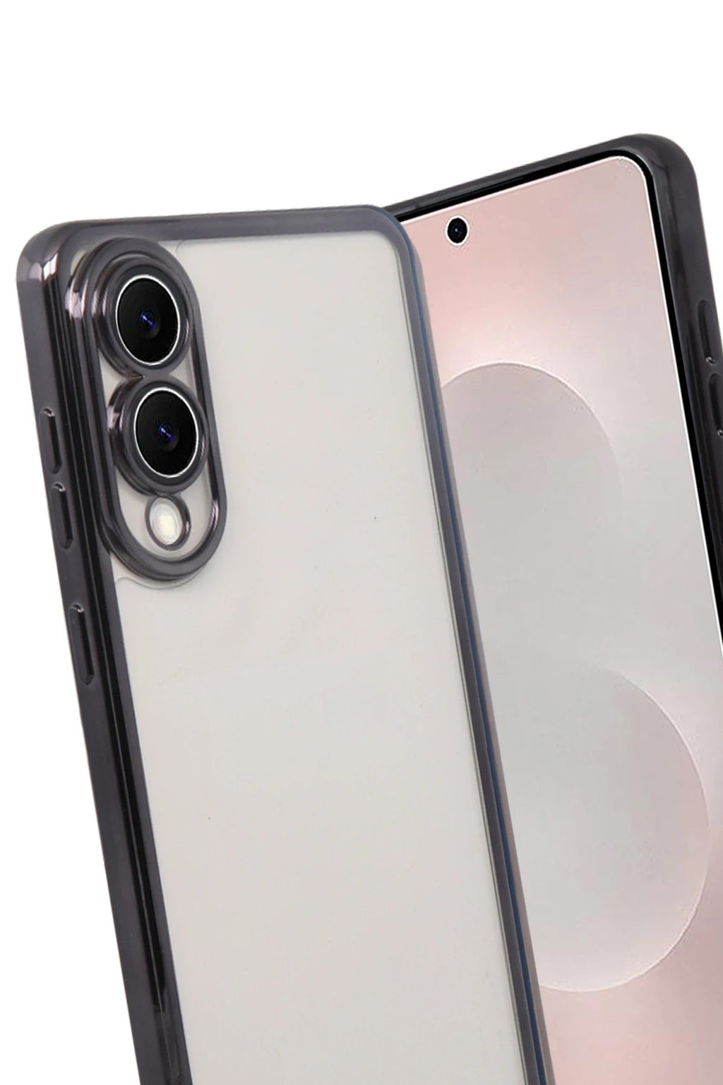 Mey İthalat® Samsung Galaxy S25 Edge Lensli Silikon - Siyah