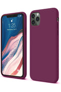 Mey İthalat® iPhone 11 Pro Kılıf First Silikon - Mürdüm