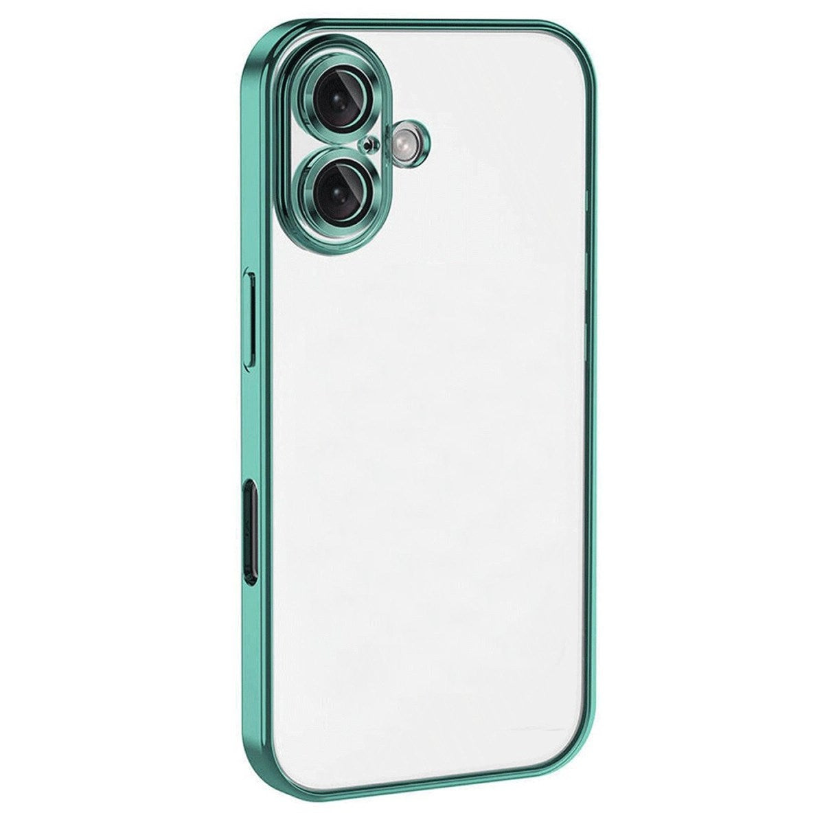 Mey İthalat® iPhone 16 Kılıf Lensli Silikon - Turkuaz