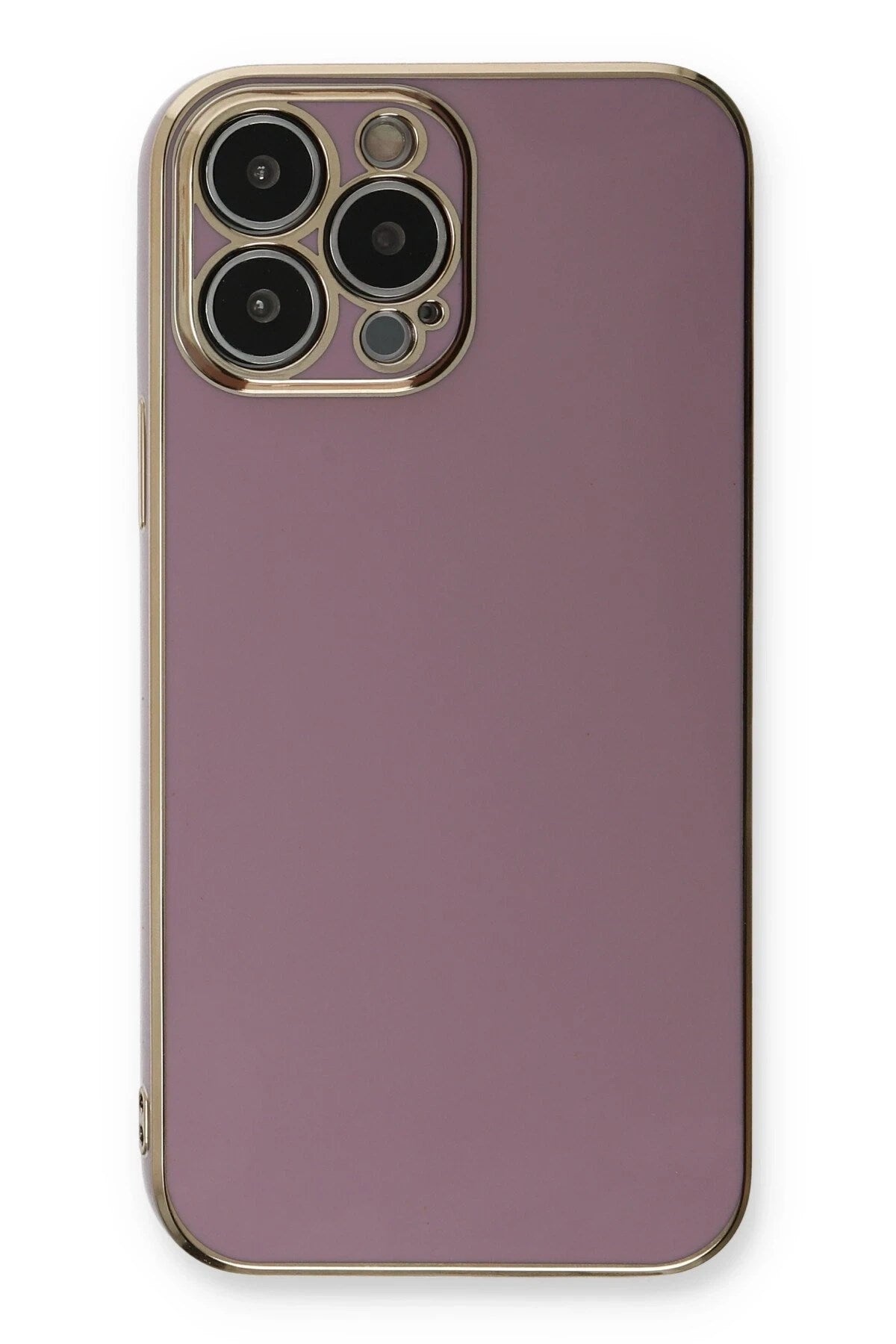 Mey İthalat® iPhone 13 Pro Kılıf Volet Silikon - Mor