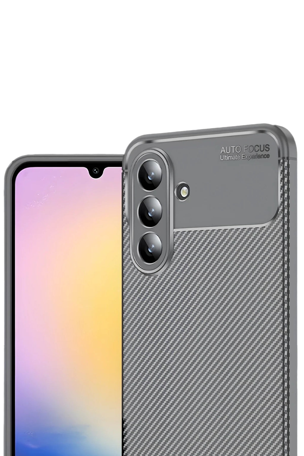 Mey İthalat® Samsung Galaxy S25 FE Auto Focus Karbon Kapak - Gri