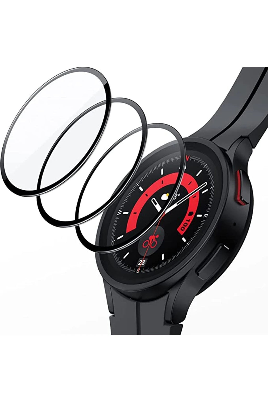 Mey İthalat® Samsung Galaxy Watch 4 42mm Polymer Nano Ekran Koruyucu - Şeffaf