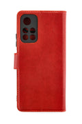 Mey İthalat® Redmi Note 11T Kılıf Trend S Plus Kapaklı Kılıf - Kırmızı