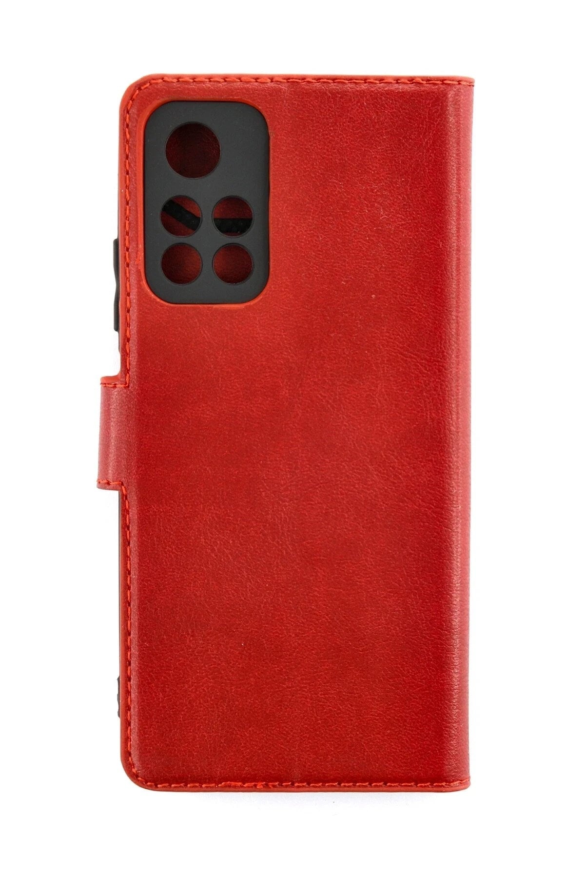 Mey İthalat® Redmi Note 11T Kılıf Trend S Plus Kapaklı Kılıf - Kırmızı