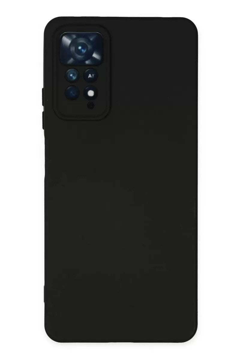 Mey İthalat® Redmi Note 11 Pro Kılıf Nano içi Kadife Silikon - Siyah