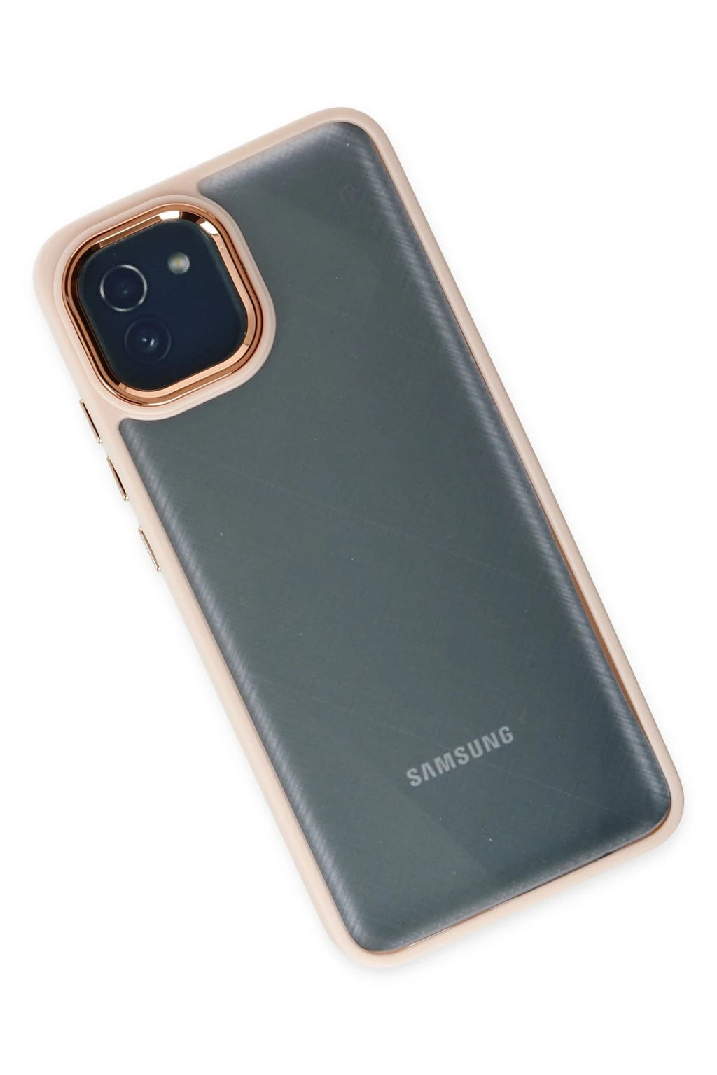 Mey İthalat® Samsung Galaxy A03 Kılıf Dora Kapak - Pudra