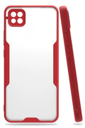 Mey İthalat® Redmi 9C Kılıf Platin Silikon - Kırmızı