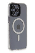 Mey İthalat® iPhone 14 Pro Kılıf Tigra Magsafe Kapak - Beyaz