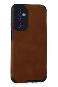 Mey İthalat® Samsung Galaxy M34 5G Kılıf Loop Deri Silikon - Kahverengi