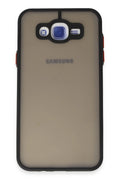 Mey İthalat® Samsung Galaxy J7 Kılıf Montreal Silikon Kapak - Siyah