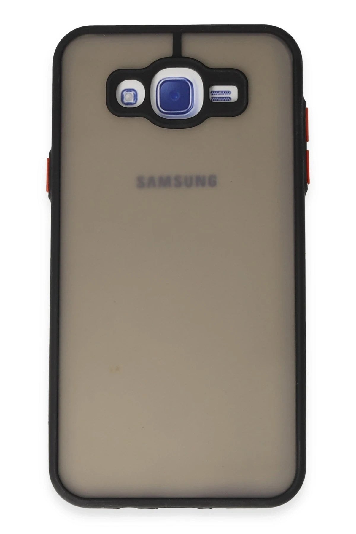 Mey İthalat® Samsung Galaxy J7 Kılıf Montreal Silikon Kapak - Siyah