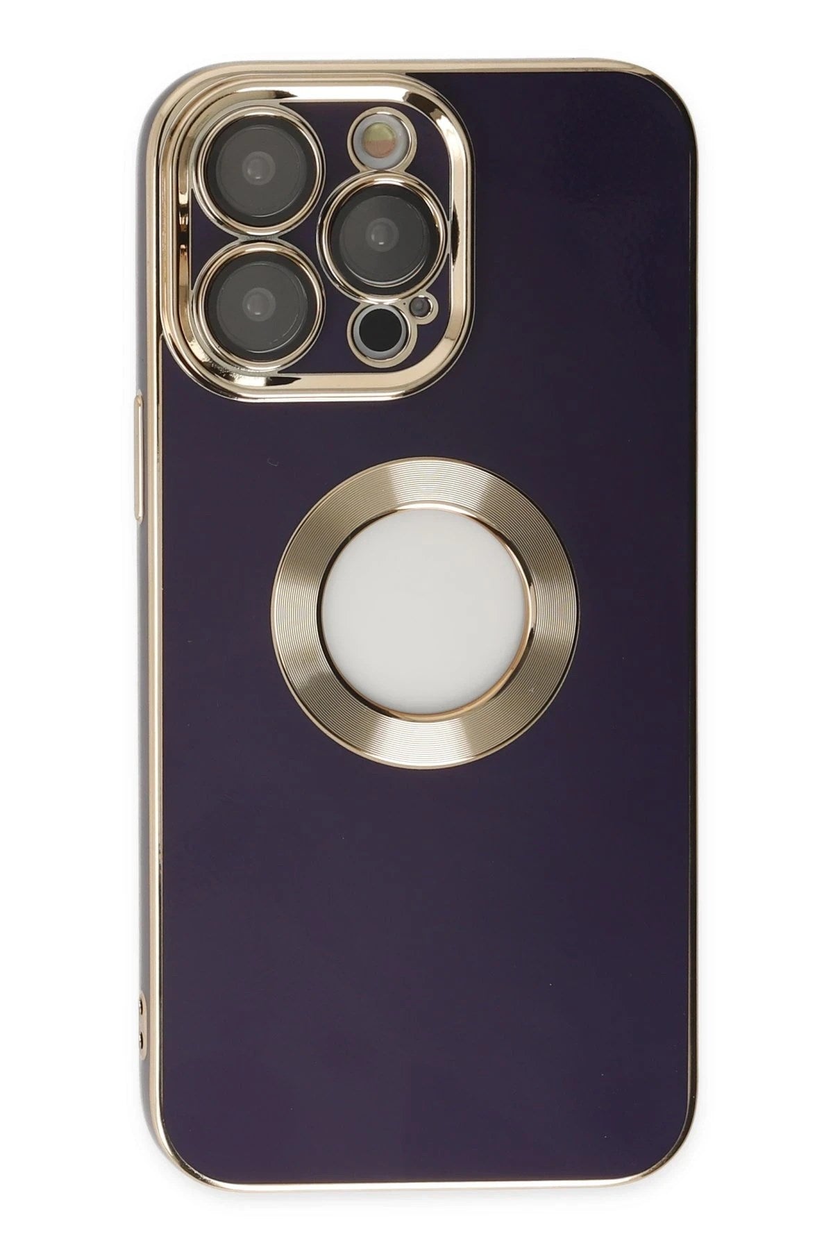 Mey İthalat® iPhone 14 Pro Kılıf Store Silikon - Derin Mor