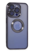Mey İthalat® iPhone 15 Pro Kılıf Slot Silikon - Mor