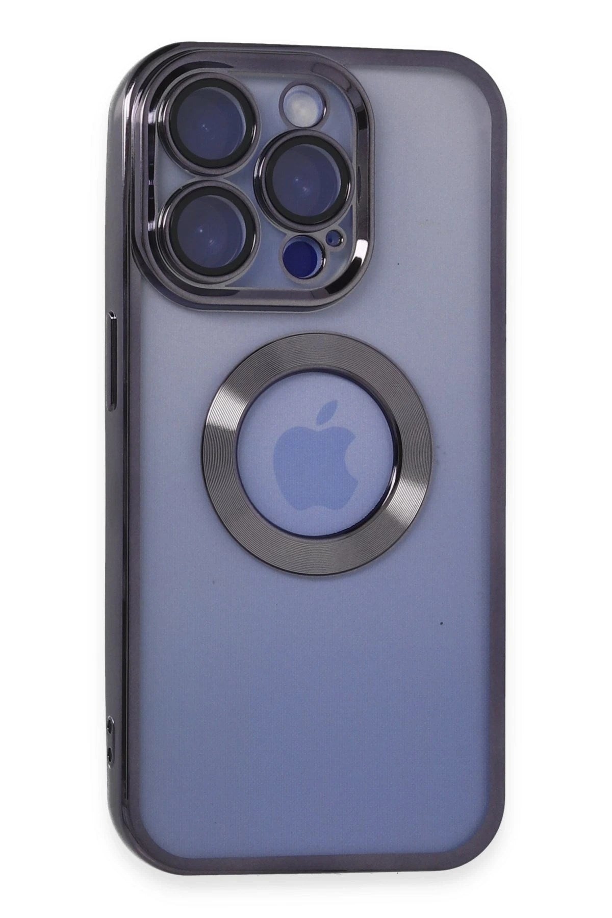 Mey İthalat® iPhone 15 Pro Kılıf Slot Silikon - Mor